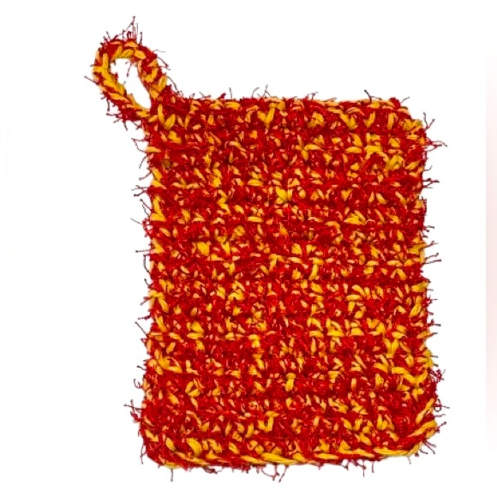 ⭐️⭐️⭐️⭐️⭐️ Rated Item - Large Handmade Crochet Dish/Multipurpose Scrubby
